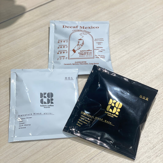 Koloro Coffee Roastery[ Shiro 001/Kuro 002/Decaf Mexico]
