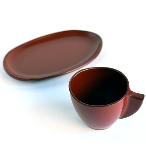 【井助商店】漆器咖啡杯碟套裝